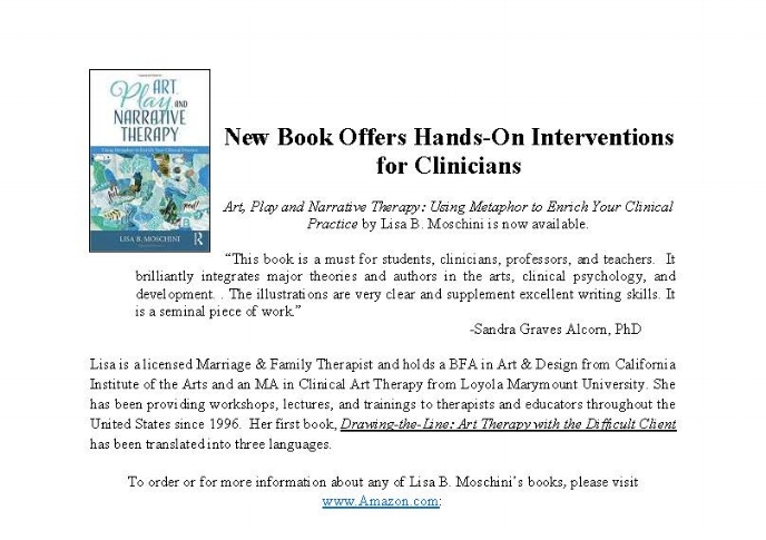 FOR A DIRECT LINK TO PURCHASE Art, Play and Narrative Therapy